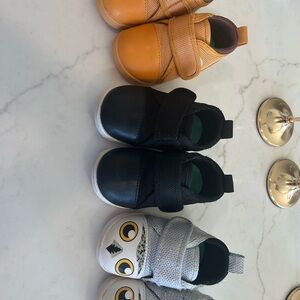 ikiki Kids' Yellow High-Top Sneakers - US Size 3